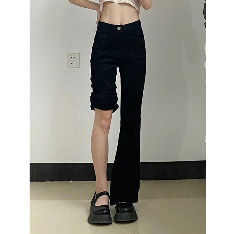High Waist Flared Jeans Women's Spring Autumn New Style Elastic Slimming Bootcut Pants Long Bell Bottoms Cotton Stretch Denim
High Waist Flared Jeans Women's Spring Autumn New Style Elastic Slimming Bootcut Pants Long Bell Bottoms Cotton Stretch Denim