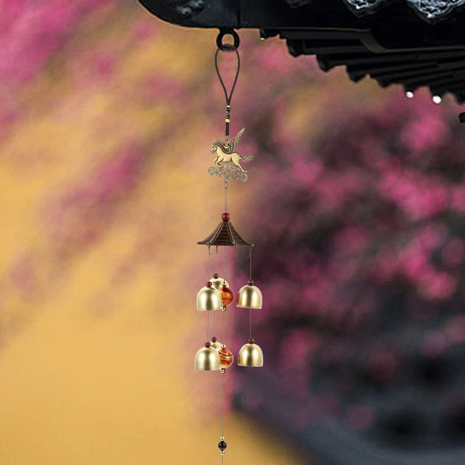 Bronze Wind Hanging Wind Chime Bell Ornament Alloy Bells for outside Lawn Garden Home Decoration Durable
Bronze Wind Hanging Wind Chime Bell Ornament Alloy Bells for outside Lawn Garden Home Decoration Durable