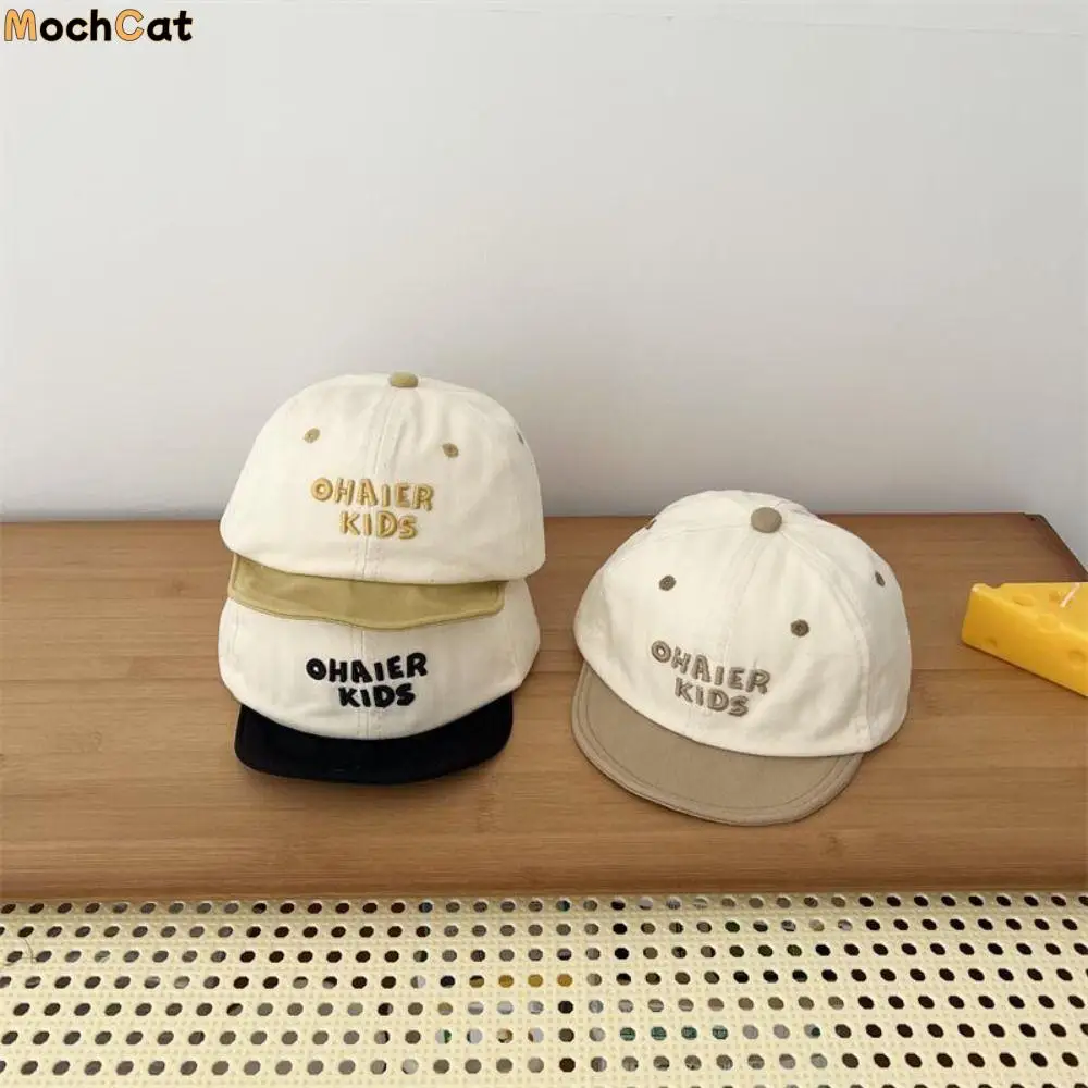Cotton Outdoor Visor Caps Sun Protection Matching Korean Style Cap Contrast Color Baseball Cap Shading Hat Children Sun Hats
Cotton Outdoor Visor Caps Sun Protection Matching Korean Style Cap Contrast Color Baseball Cap Shading Hat Children Sun Hats