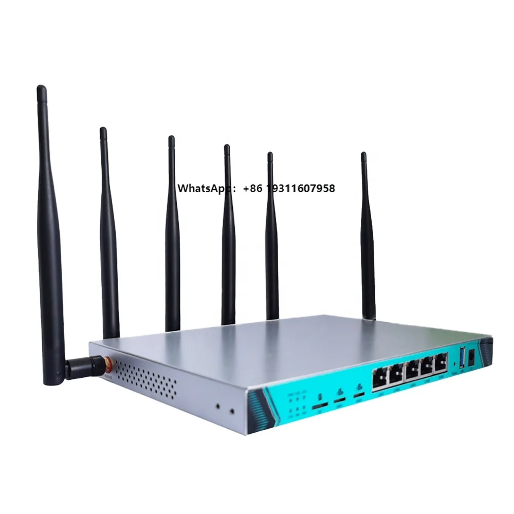 4G Router Bonding Router MT7621A Chipset Wifi Router WG1602 1200mbps Dual SIM 4G 2.4G & 5G Wireless ENTERPRISE 1WAN+4LAN 867mbps
4G Router Bonding Router MT7621A Chipset Wifi Router WG1602 1200mbps Dual SIM 4G 2.4G & 5G Wireless ENTERPRISE 1WAN+4LAN 867mbps