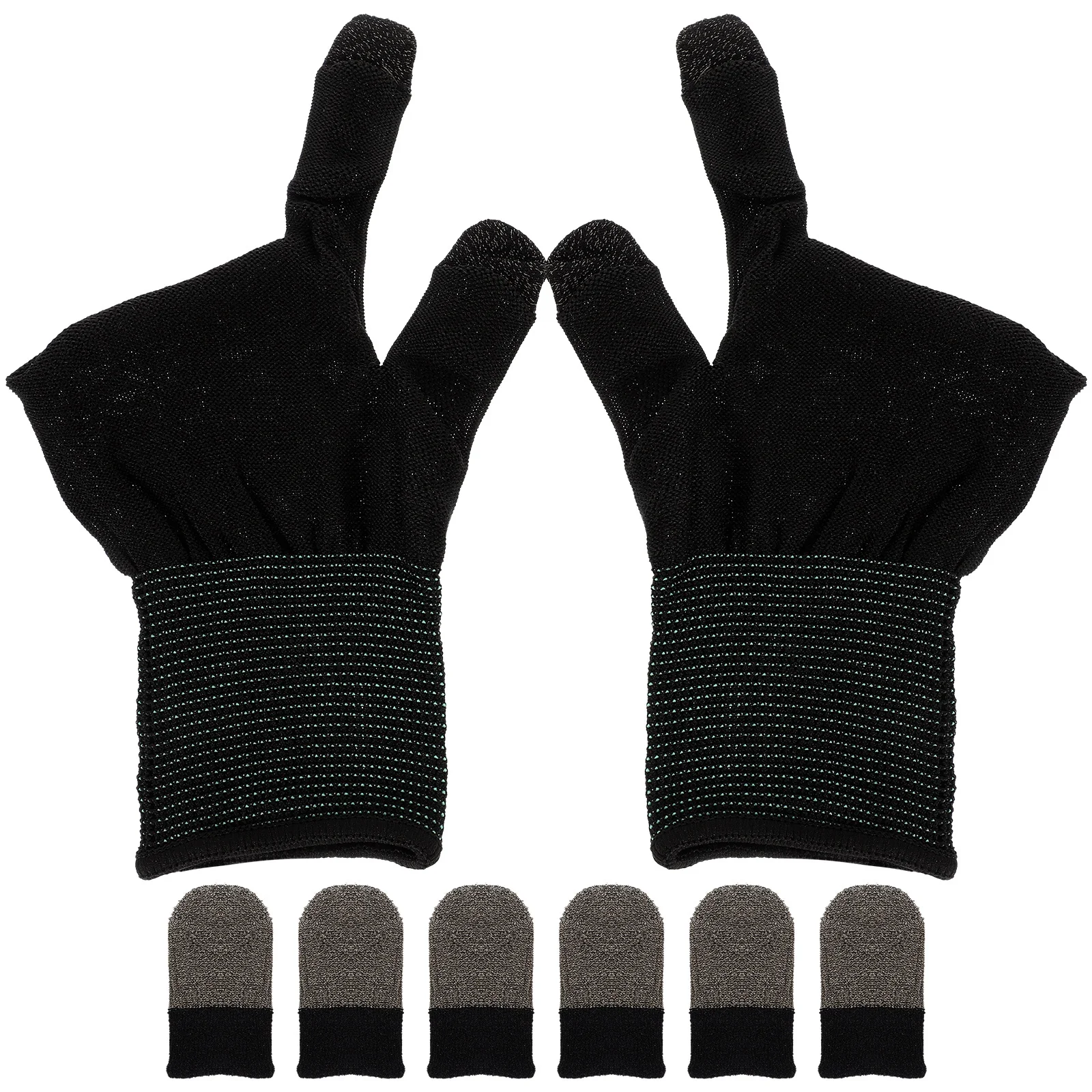 1Set Touchscreen Game Gloves Anti-Sweat Finger Gaming Gloves Simple Design Exquisite Craftsmanship Practical Durable Portable
1Set Touchscreen Game Gloves Anti-Sweat Finger Gaming Gloves Simple Design Exquisite Craftsmanship Practical Durable Portable