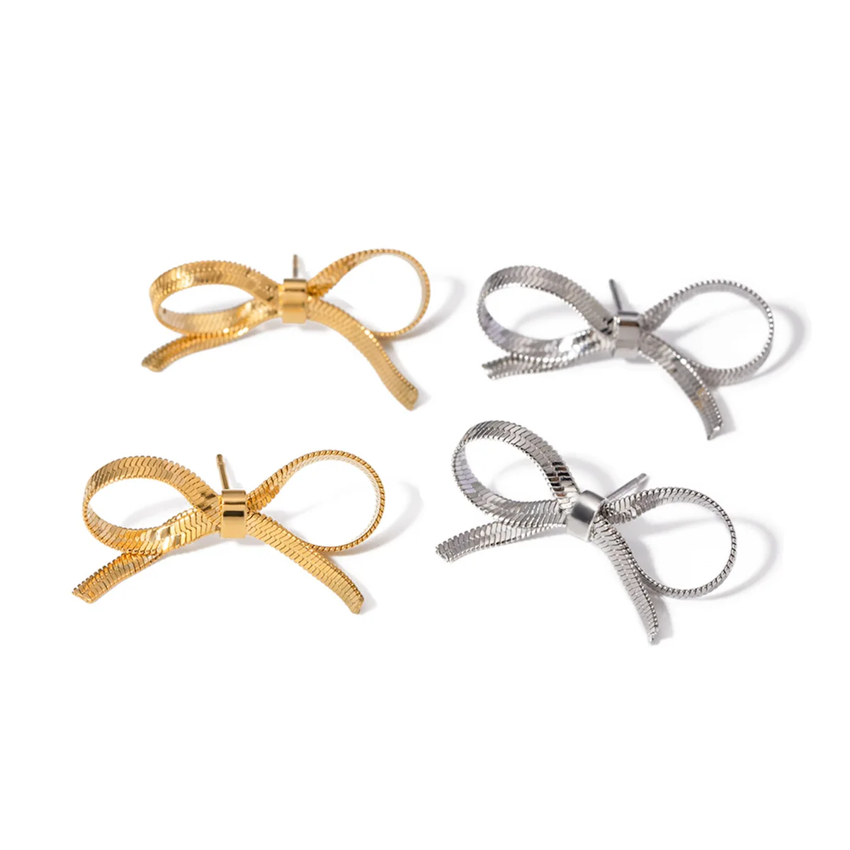 Stainless Steel PVD 18K Gold Plated Tarnish Waterproof Knot Earrings For Woman Jewelry Wholesale INS
Stainless Steel PVD 18K Gold Plated Tarnish Waterproof Knot Earrings For Woman Jewelry Wholesale INS