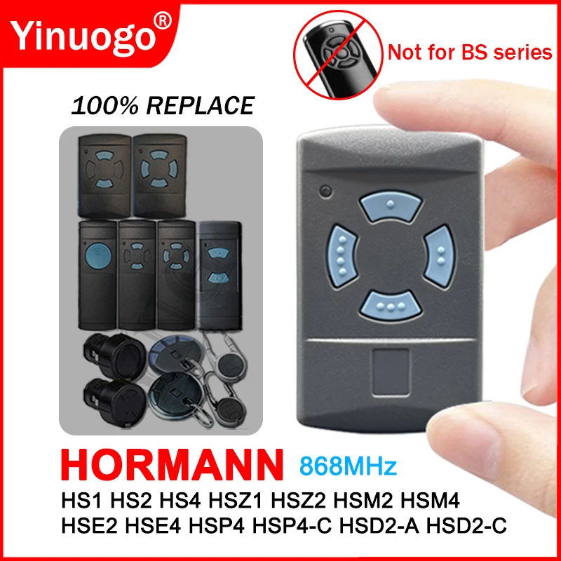 HORMANN HSM4 HSM2 HSE4 HSE2 HSZ2 HSZ1 HS1 HS2 HS4 HSP4 HSP4-C HSD2-A HSD2-C Гаражные ворота Дубликатор с дистанционным управлением 868 МГц
HORMANN HSM4 HSM2 HSE4 HSE2 HSZ2 HSZ1 HS1 HS2 HS4 HSP4 HSP4-C HSD2-A HSD2-C Гаражные ворота Дубликатор с дистанционным управлением 868 МГц