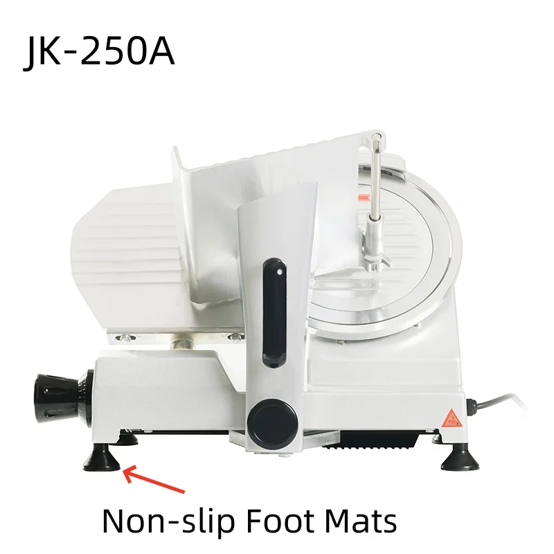 240W Commercial Meat Slicer -250A 0.1-12mm Meat Thickness Sausage Or Frozen Meat Slicer 9.84in Carbon Steel Blade
240W Commercial Meat Slicer -250A 0.1-12mm Meat Thickness Sausage Or Frozen Meat Slicer 9.84in Carbon Steel Blade