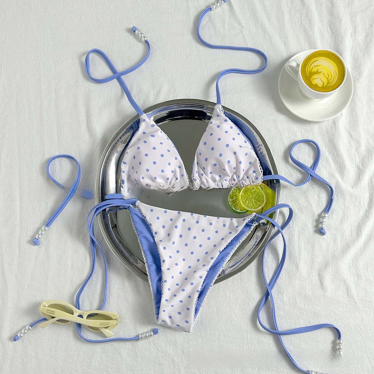 2026 Sexy Polka Dot Bikini Two Piece Swimsuit Women's Swimwear Vintage Retro Polka Dot Pattern Adult Polyester Fabric with Ch...
2026 Sexy Polka Dot Bikini Two Piece Swimsuit Women's Swimwear Vintage Retro Polka Dot Pattern Adult Polyester Fabric with Ch...