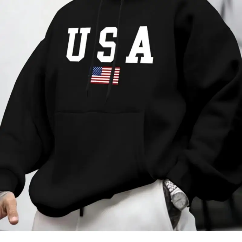 Casual Men's Long Sleeve Hoodie Front Graphic Print With Kangaroo Pocket - US Shipping Trendy Soft Pullover Sweatshirt
Casual Men's Long Sleeve Hoodie Front Graphic Print With Kangaroo Pocket - US Shipping Trendy Soft Pullover Sweatshirt