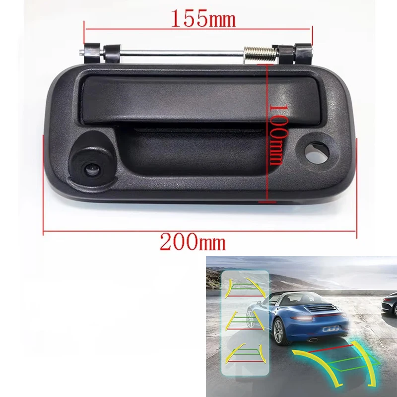 For Ford F150 F250 F350 F450 F550 F650 F750 Rover Tailgate Handle Reverse HD Car Rear View Backup Camera
For Ford F150 F250 F350 F450 F550 F650 F750 Rover Tailgate Handle Reverse HD Car Rear View Backup Camera