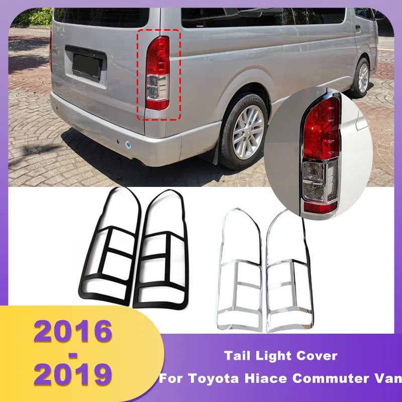 Rear Bumper Tail Light Cover Tail Lamps Frame Trim Lamp Hoods For Toyota Hiace Commuter 2016 2017 2018 2019
Rear Bumper Tail Light Cover Tail Lamps Frame Trim Lamp Hoods For Toyota Hiace Commuter 2016 2017 2018 2019