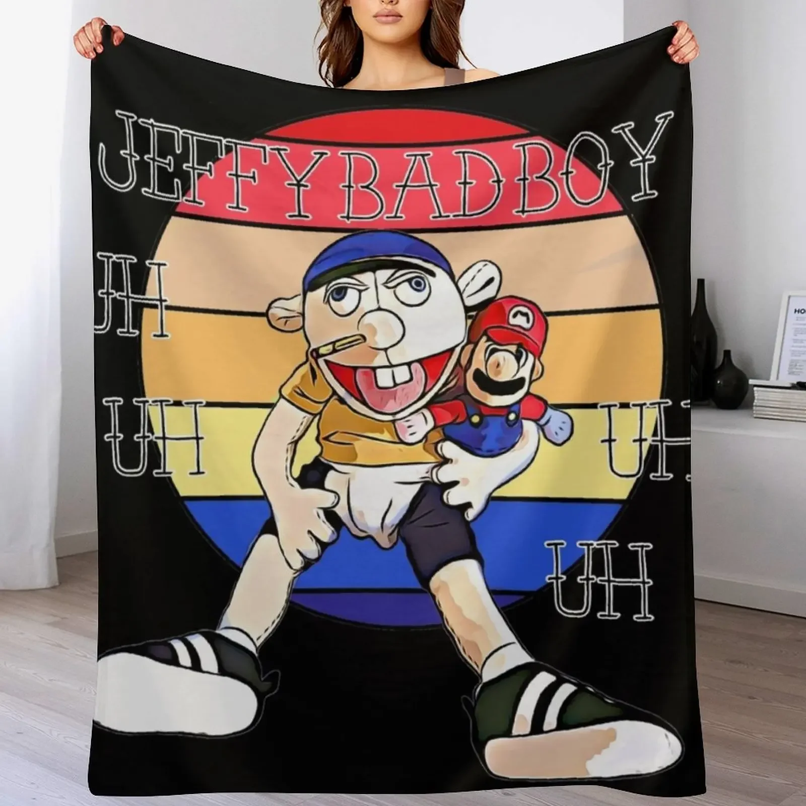 JEFFY sml hot selling! Throw Blanket Reusable Durable Soft Blanket for All Seasons
JEFFY sml hot selling! Throw Blanket Reusable Durable Soft Blanket for All Seasons
