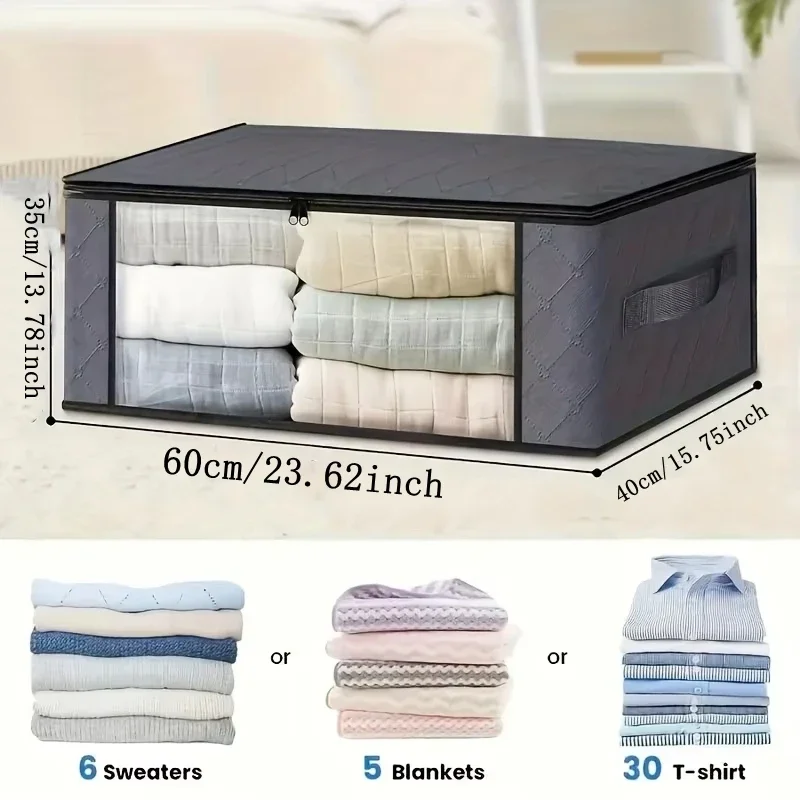Foldable Fabric Storage Bins Rectangle Multipurpose Closet Organizer for Blankets Clothes Non-Woven Foldable Boxes
Foldable Fabric Storage Bins Rectangle Multipurpose Closet Organizer for Blankets Clothes Non-Woven Foldable Boxes