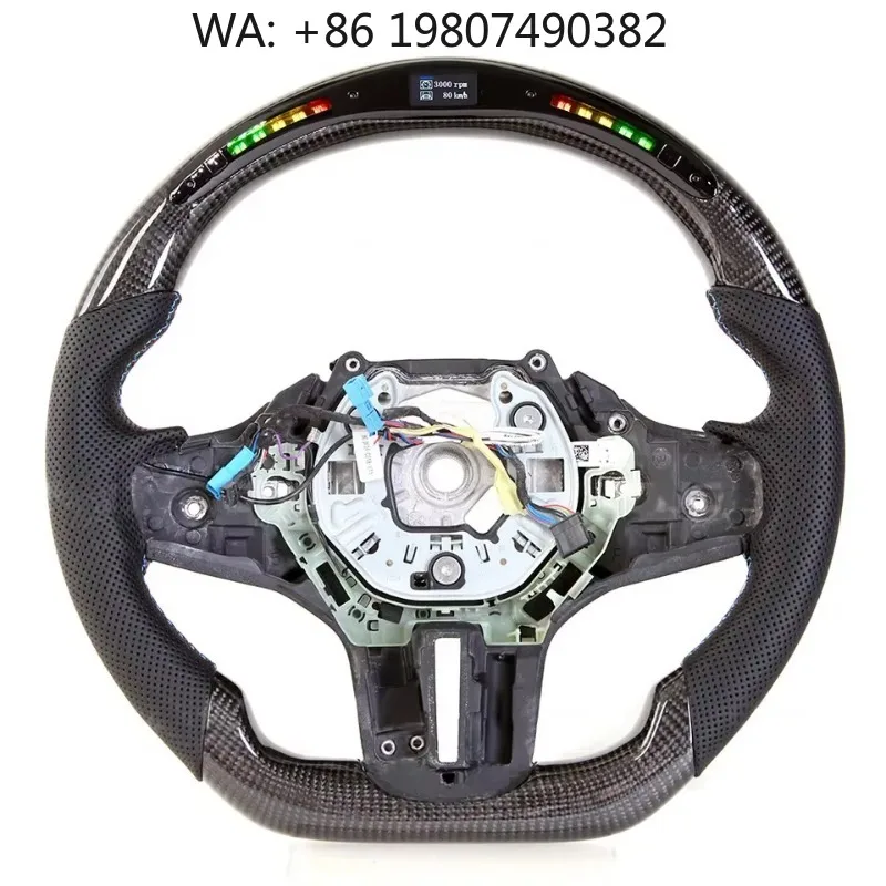 LED Carbon Fiber Racing Steering Wheel Sport Custom Modified For New Compact Auto Interior Refit Part
LED Carbon Fiber Racing Steering Wheel Sport Custom Modified For New Compact Auto Interior Refit Part
