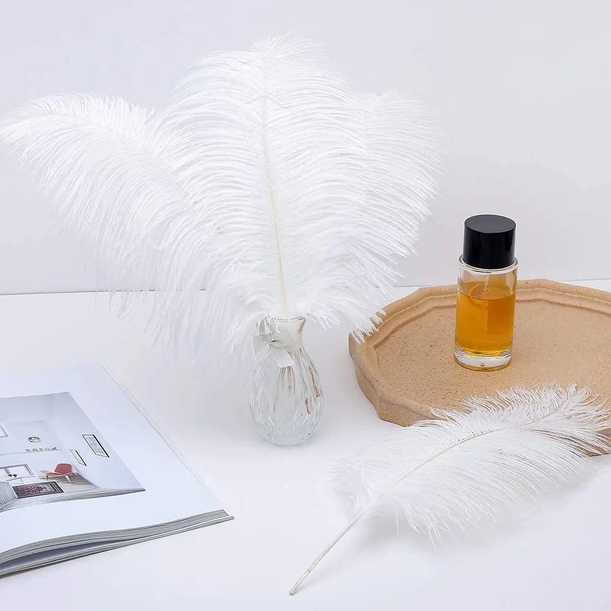 10pcs 40-55cm Natural White Ostrich Feathers for Wedding Party Home Decor, DIY Crafts, Bridal Bouquet & Costume Accessories
10pcs 40-55cm Natural White Ostrich Feathers for Wedding Party Home Decor, DIY Crafts, Bridal Bouquet & Costume Accessories