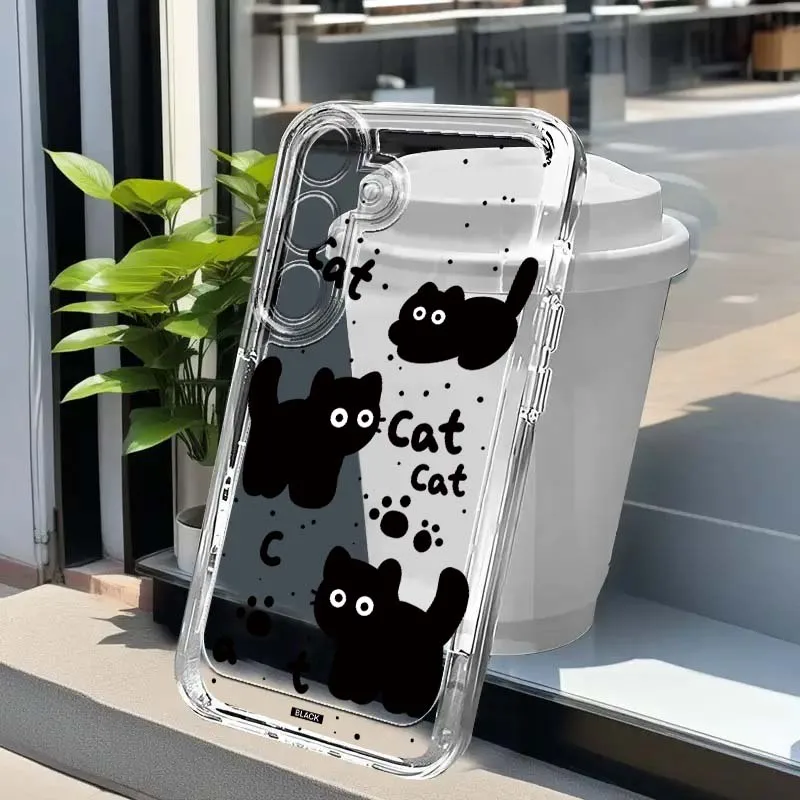Cartoon Black Cat Art Phone Case For Samsung Galaxy A73 A72 A71 A55 A54 A53 A52 A51 A33 A25 A22 A15 A14 A05 TPU Transparent
Cartoon Black Cat Art Phone Case For Samsung Galaxy A73 A72 A71 A55 A54 A53 A52 A51 A33 A25 A22 A15 A14 A05 TPU Transparent