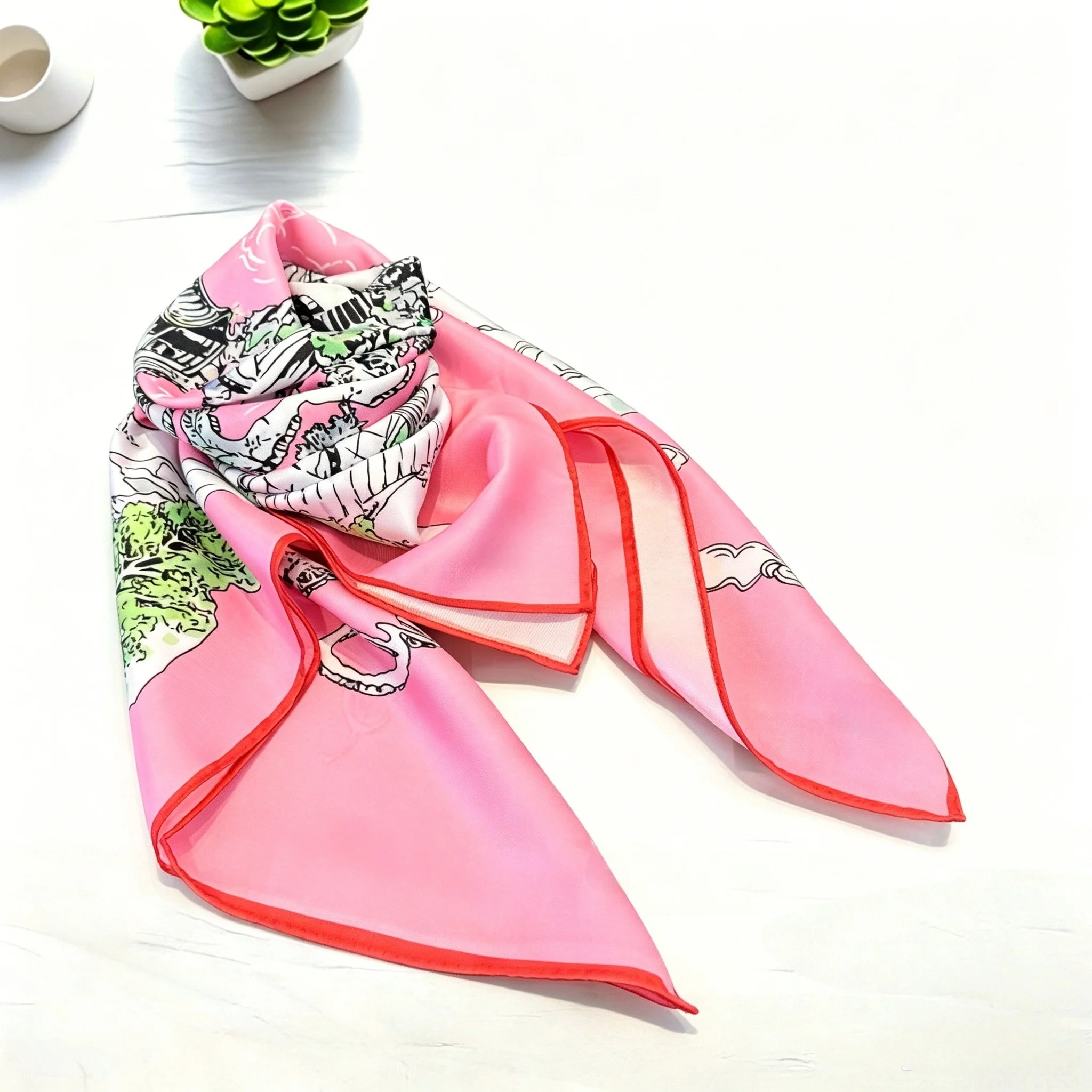 Brand Discount Women's Silk Scarves Dreamy Landscape Print Silk Scarves Satin Large Square Scarves Neckbands Bandeaus Shawls
Brand Discount Women's Silk Scarves Dreamy Landscape Print Silk Scarves Satin Large Square Scarves Neckbands Bandeaus Shawls
