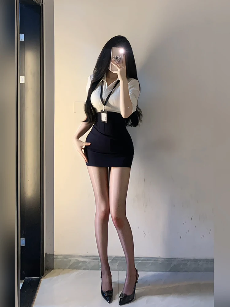 Slimming Striped Shirt And Skirt Set for Women Spring Commute High Waist Bodycon Korean Style Long Sleeve Casual Fashion
Slimming Striped Shirt And Skirt Set for Women Spring Commute High Waist Bodycon Korean Style Long Sleeve Casual Fashion