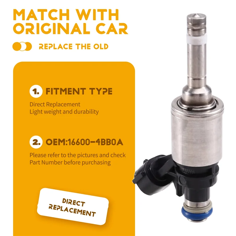 4PCS 16600-4BB0A Fuel Injectors Nozzles For NISSAN TEANA X-TRAIL Qashqai 2.0L MR20 15-2018 166004BB0A 0261500208
4PCS 16600-4BB0A Fuel Injectors Nozzles For NISSAN TEANA X-TRAIL Qashqai 2.0L MR20 15-2018 166004BB0A 0261500208
