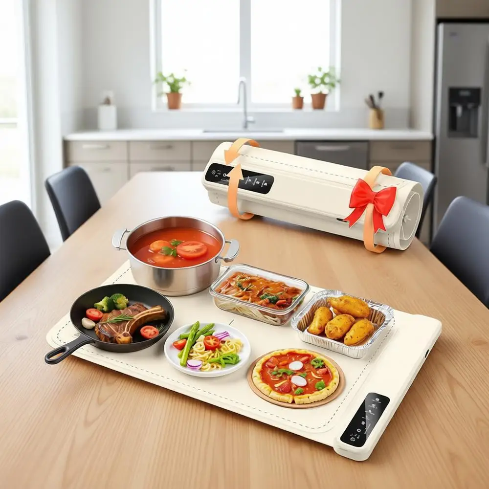Электрический подогреватель для еды для фуршета с быстрым нагревательным матом, таймером, 4 уровнями нагрева, портативный складной коврик для вечеринок и семейных мероприятий
Электрический подогреватель для еды для фуршета с быстрым нагревательным матом, таймером, 4 уровнями нагрева, портативный складной коврик для вечеринок и семейных мероприятий