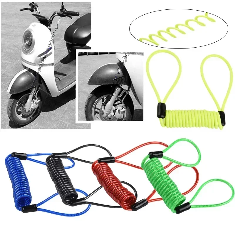 120cm Alarm Disc Lock Security Spring Reminder Cable Bike Motorcycle Scooter Disc Lock Reminder Cable Anti Thief
120cm Alarm Disc Lock Security Spring Reminder Cable Bike Motorcycle Scooter Disc Lock Reminder Cable Anti Thief