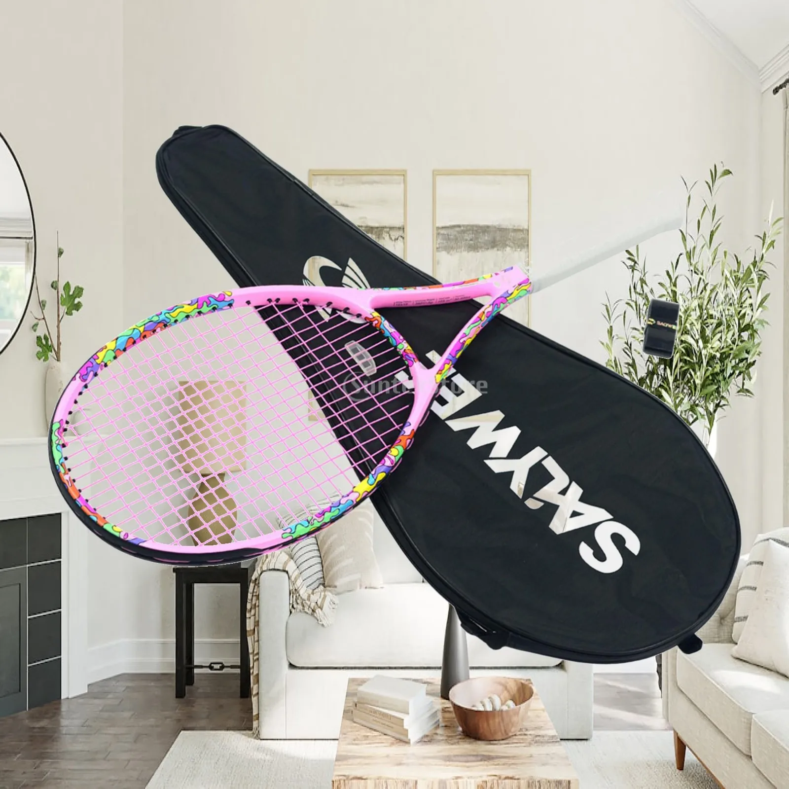 Comfortable Grip Tennis Racket Lightweight Outdoor Racquet with Bag for Matches Park Exercise and Summer Workout
Comfortable Grip Tennis Racket Lightweight Outdoor Racquet with Bag for Matches Park Exercise and Summer Workout