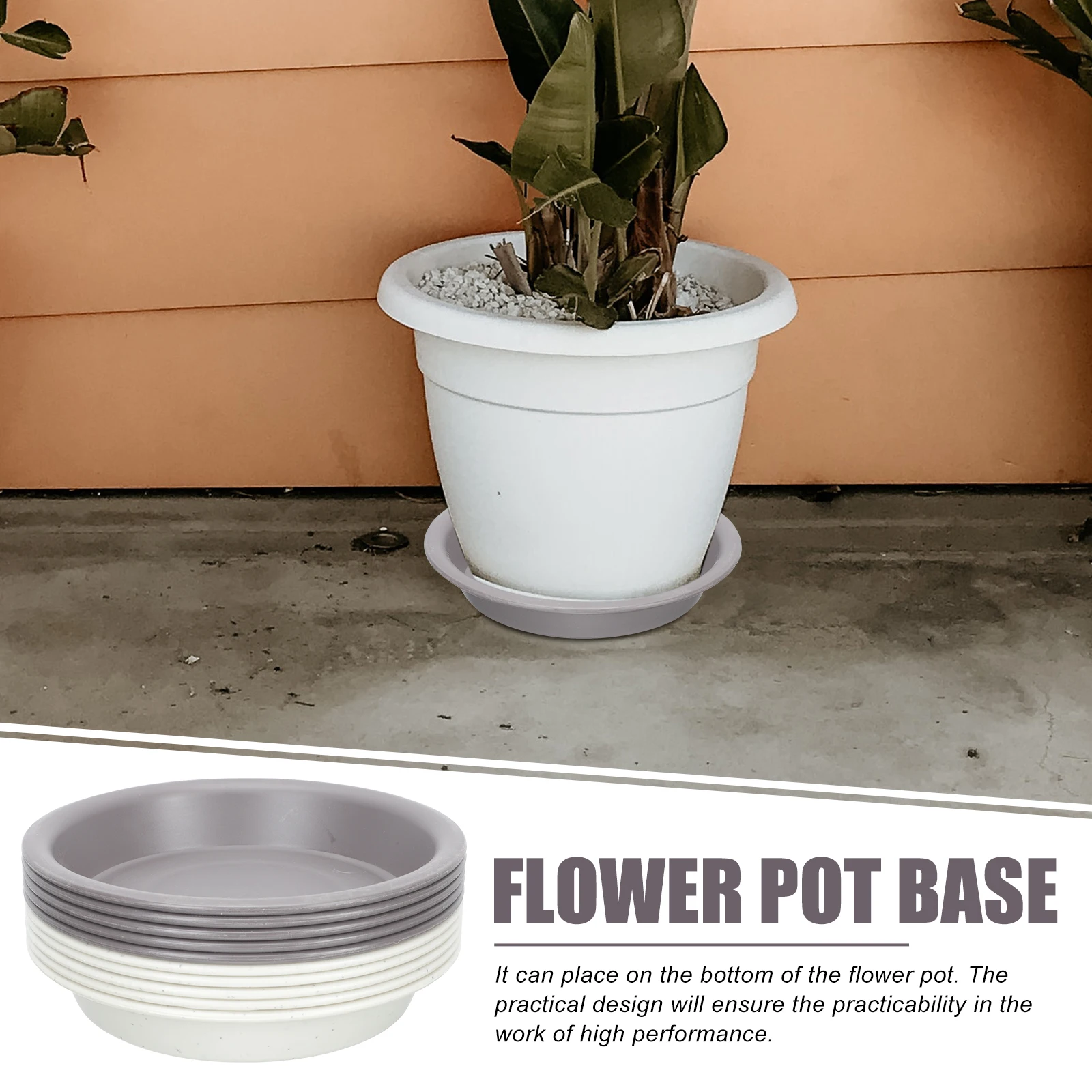 10pcs Flower Pot Tray Plastic Planter Round Trays for Indoor Plants Lightweight Waterproof Easy Clean Gardening Accessories
10pcs Flower Pot Tray Plastic Planter Round Trays for Indoor Plants Lightweight Waterproof Easy Clean Gardening Accessories