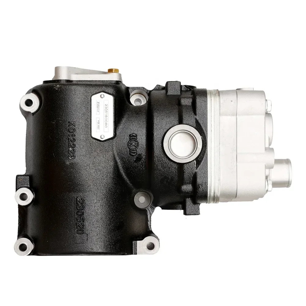 Heavy duty truck original spare parts 202V54100-7131 single cylinder air compressor
Heavy duty truck original spare parts 202V54100-7131 single cylinder air compressor