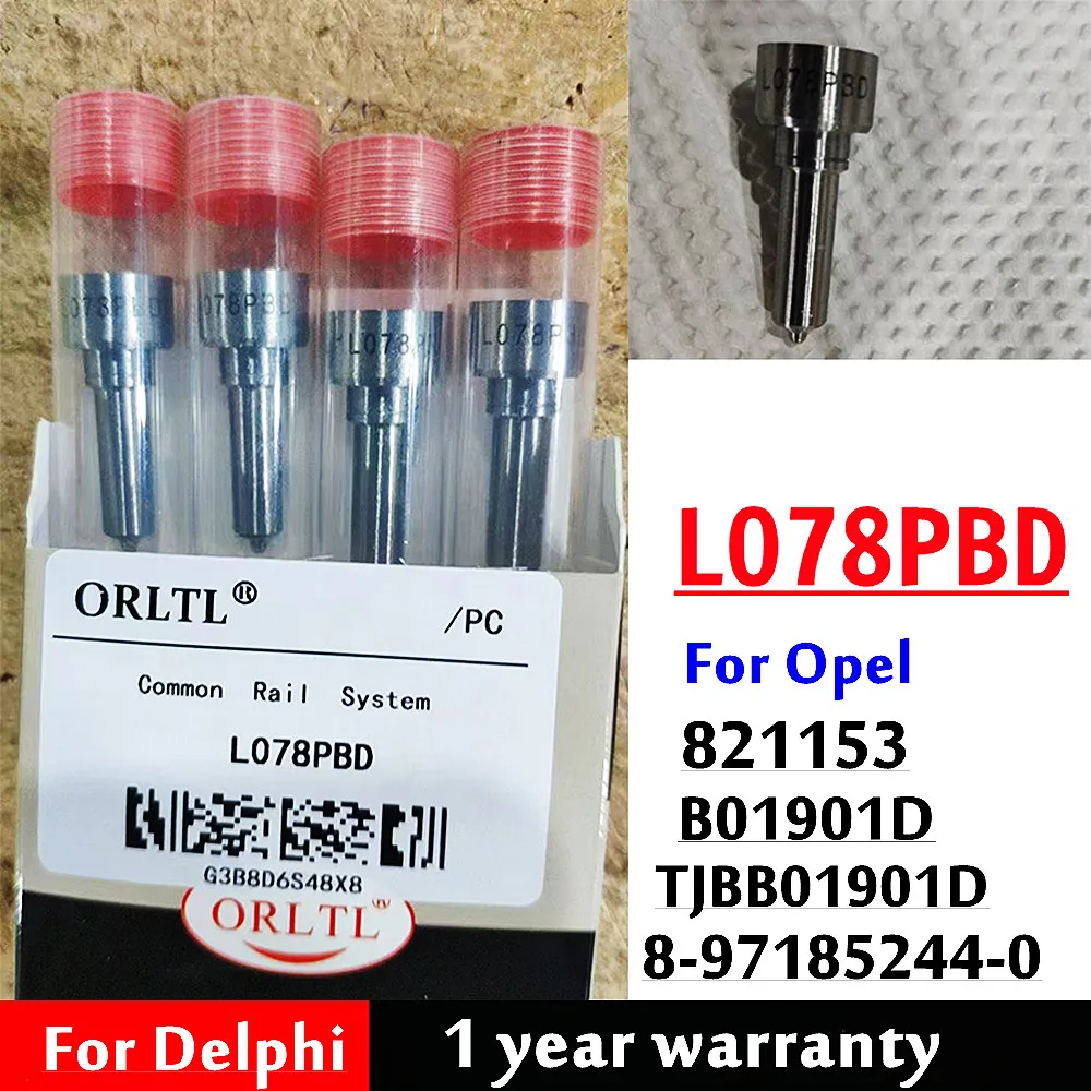 4PCS L078PBD L078 PBD Diesel Nozzle For Opel 821153 B01901D TJBB01901D 8-97185244-0 B01901D Auto Fuel Injector Nozzle ORLTL
4PCS L078PBD L078 PBD Diesel Nozzle For Opel 821153 B01901D TJBB01901D 8-97185244-0 B01901D Auto Fuel Injector Nozzle ORLTL