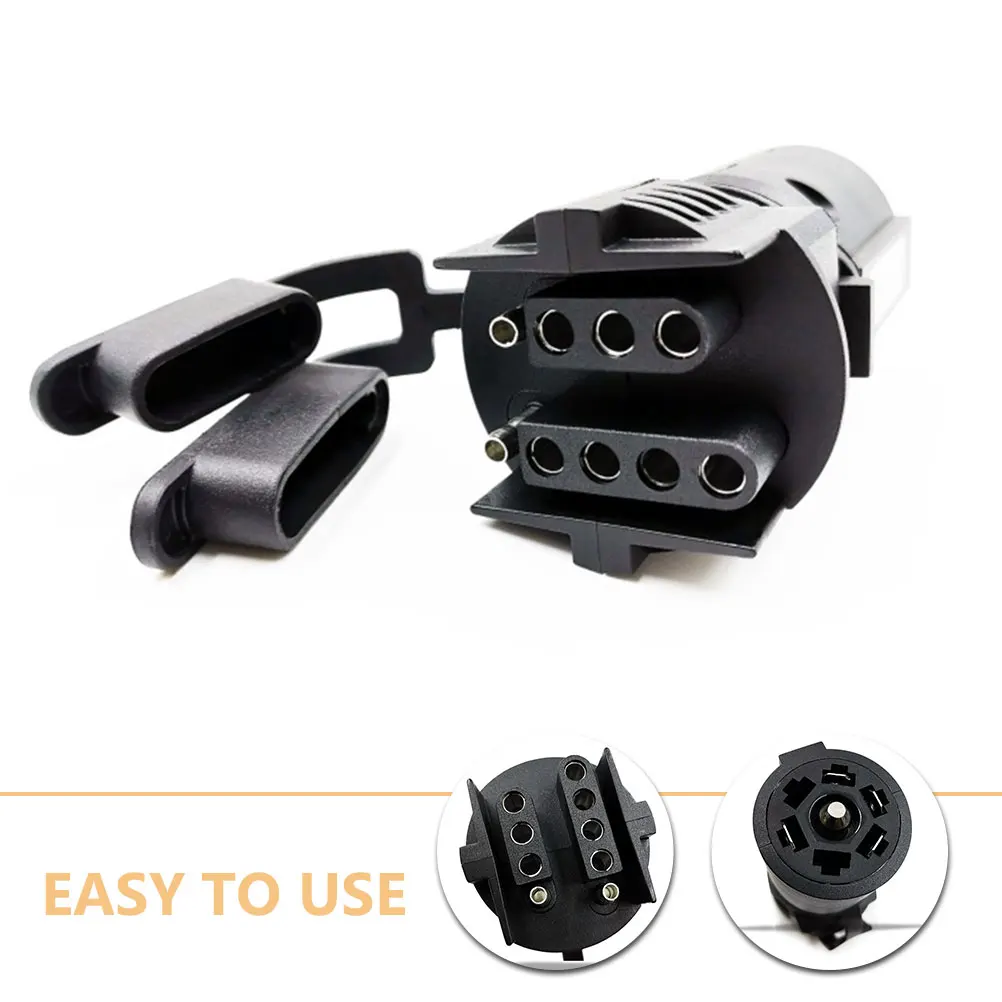 7P to 5P Trailer Plug Adapter American Style RV Heavy Duty Socket Dual Row ABS Connector Overload Protection Towing Trailer
7P to 5P Trailer Plug Adapter American Style RV Heavy Duty Socket Dual Row ABS Connector Overload Protection Towing Trailer