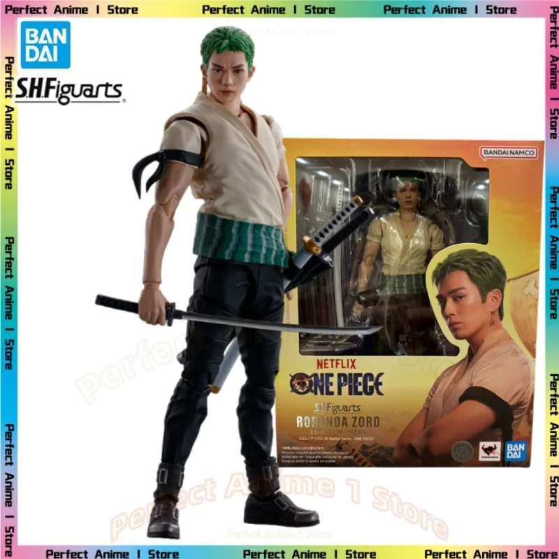 In Stock Bandai SHF One Piece Zoro Roronoa Zoro Netflix Live Action Figure Model Collection
In Stock Bandai SHF One Piece Zoro Roronoa Zoro Netflix Live Action Figure Model Collection