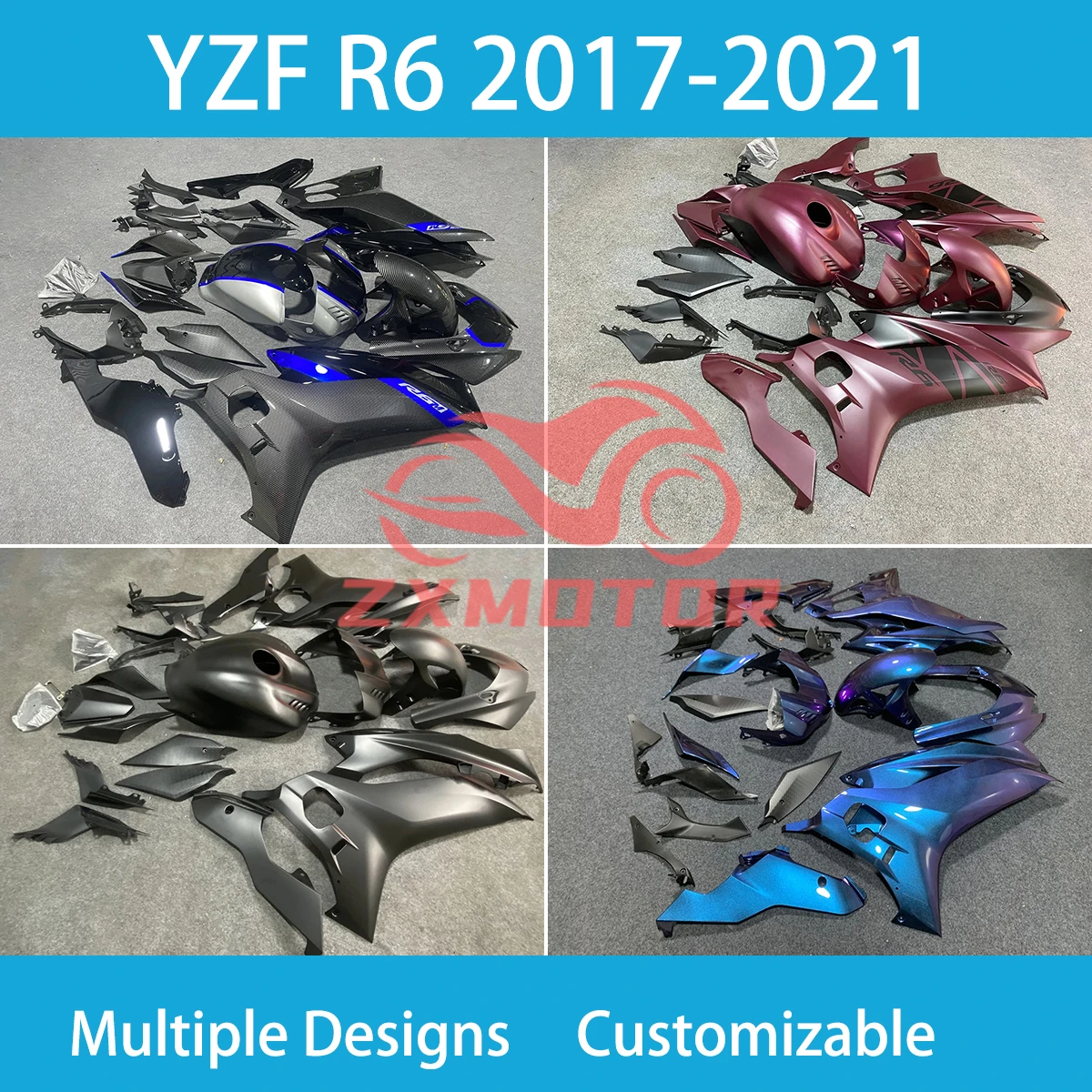 Комплект премиум обтекателей YZF R6 17 18 19 20 21, комплект обтекателей для кузова для YAMAHA YZFR6 2017 2018 2019 2020 2021
Комплект премиум обтекателей YZF R6 17 18 19 20 21, комплект обтекателей для кузова для YAMAHA YZFR6 2017 2018 2019 2020 2021