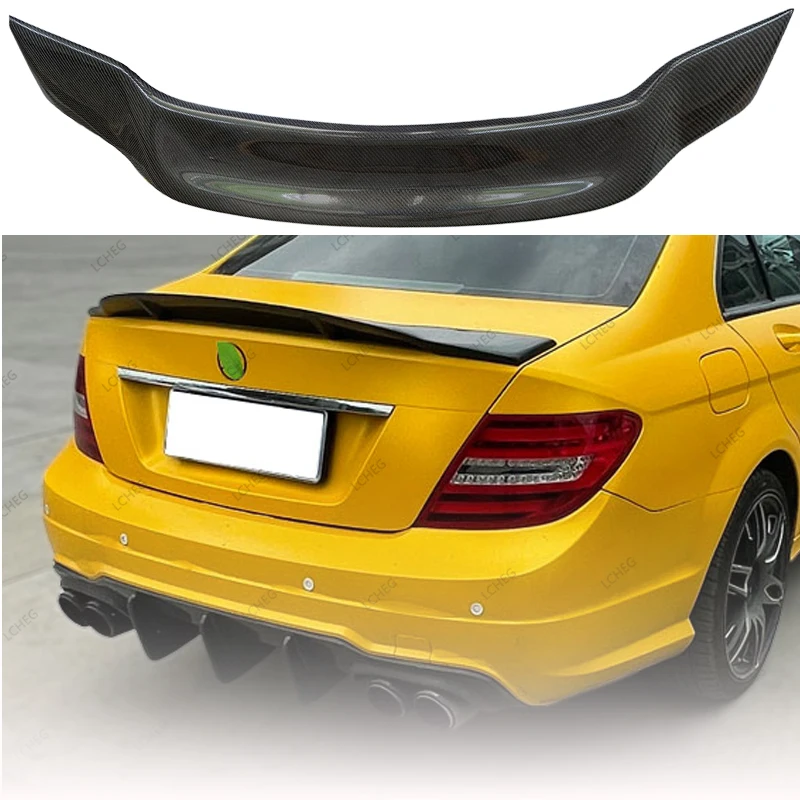 For W204 R Style Carbon Fiber Rear Spoiler Mercedes-Benz C-Class W204 4-Door C350 C63 Sedan Trunk Lid Spoiler 2007-2014
For W204 R Style Carbon Fiber Rear Spoiler Mercedes-Benz C-Class W204 4-Door C350 C63 Sedan Trunk Lid Spoiler 2007-2014