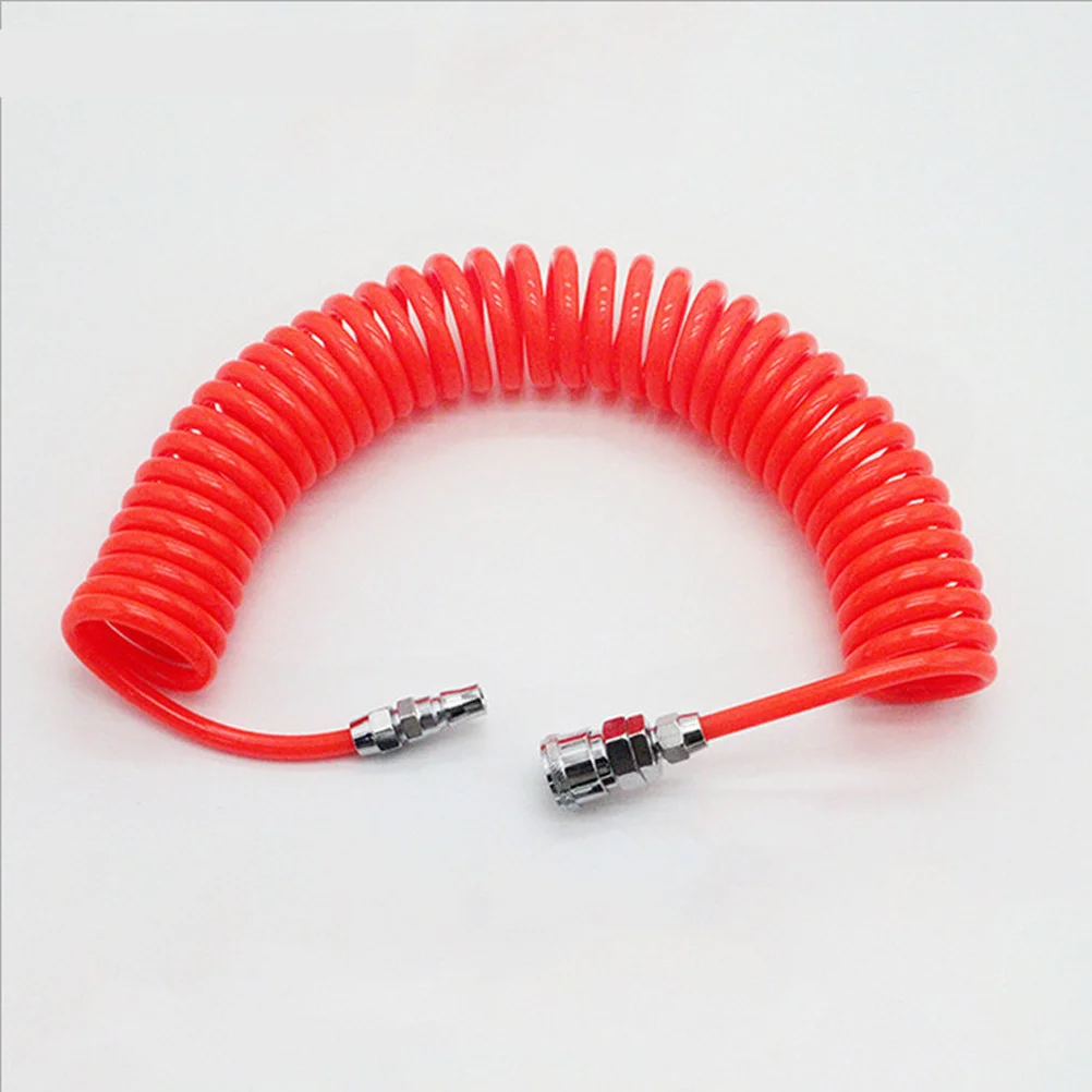 6M Red Pu Air Compressor Telescopic Spiral Hose Water Resistant Durable For Air Tools Portable Coupler
6M Red Pu Air Compressor Telescopic Spiral Hose Water Resistant Durable For Air Tools Portable Coupler