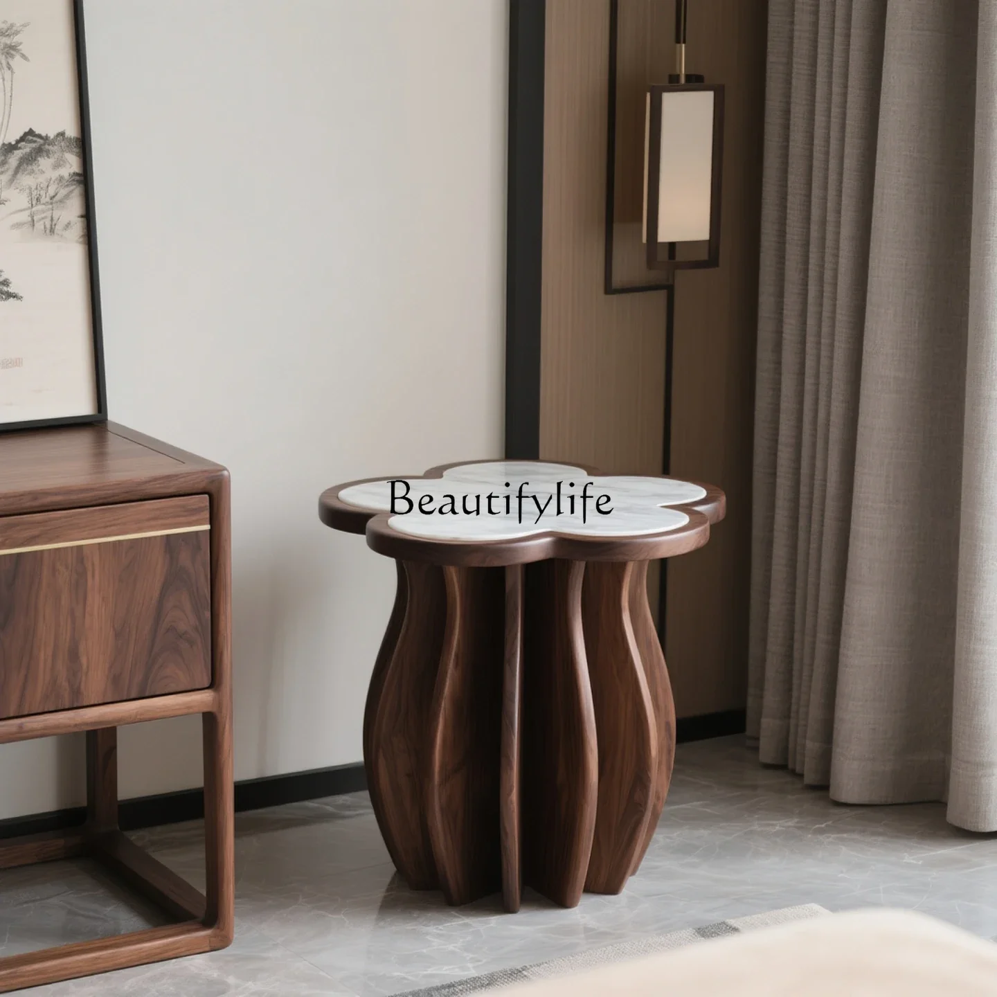 yj21 North American black walnut solid wood edge few new Chinese-style living room corner few special-shaped modern and simple
yj21 North American black walnut solid wood edge few new Chinese-style living room corner few special-shaped modern and simple