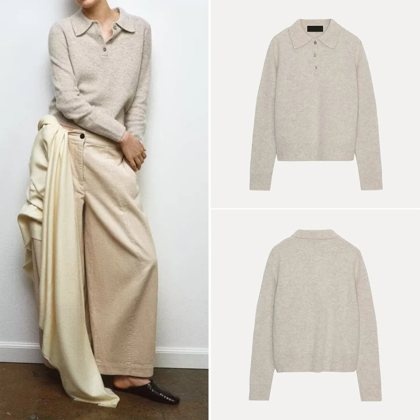 Faionable Knitted irt for Women Spring 2026 Casual Sle Long Sve Personali Wardrobe ential Z Brand
Faionable Knitted irt for Women Spring 2026 Casual Sle Long Sve Personali Wardrobe ential Z Brand