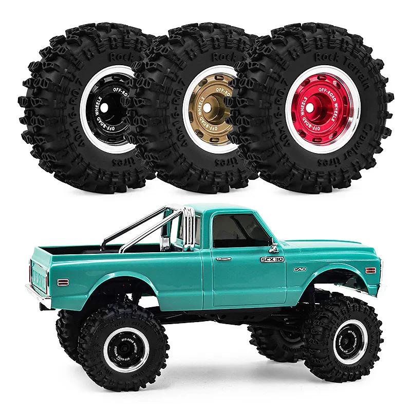 1/30 SCX30 0.7 inch wheels, tires, Ford Lie Ma, Wrangler K10 Ascent-32 D419
1/30 SCX30 0.7 inch wheels, tires, Ford Lie Ma, Wrangler K10 Ascent-32 D419
