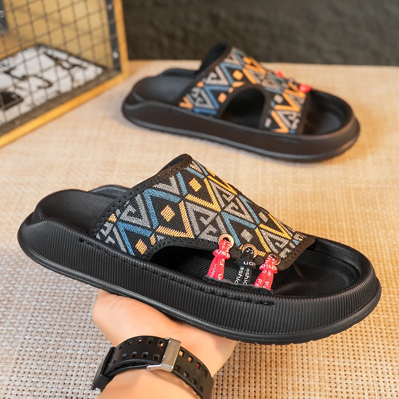 Men's fashion slippers summer soft-soled non-slip outdoor beach shoes casual slippers youth Joker tide sandals walking slippers
Men's fashion slippers summer soft-soled non-slip outdoor beach shoes casual slippers youth Joker tide sandals walking slippers
