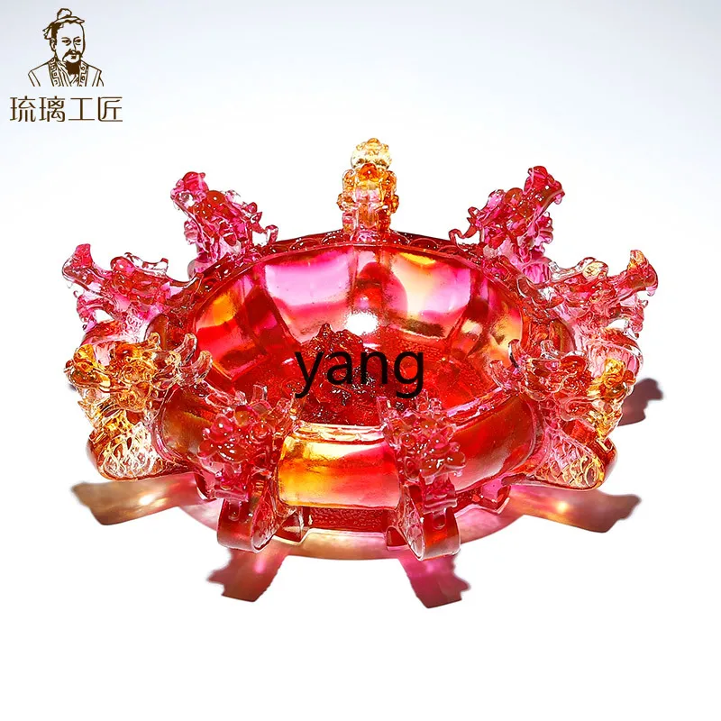 CX Glazed Kowloon Cornucopia Ornament Lucky Jucai Company Living Room Decoration Housewarming Gifts
CX Glazed Kowloon Cornucopia Ornament Lucky Jucai Company Living Room Decoration Housewarming Gifts