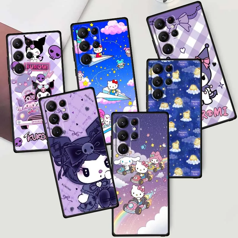Hello Kitty Kuromi Art Cute Phone Case For Samsung Galaxy S25 S24 S23 S22 S21 S20 S10 Ultra Plus FE 5G Black Soft TPU Cover 
Hello Kitty Kuromi Art Cute Phone Case For Samsung Galaxy S25 S24 S23 S22 S21 S20 S10 Ultra Plus FE 5G Black Soft TPU Cover