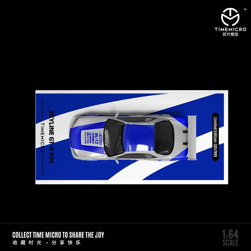 TM Diecast 1:64 Scale Skyline GT-R R34 Alloy Simulation Car Model Hobby Collection Ornaments Gift Static Display
TM Diecast 1:64 Scale Skyline GT-R R34 Alloy Simulation Car Model Hobby Collection Ornaments Gift Static Display
