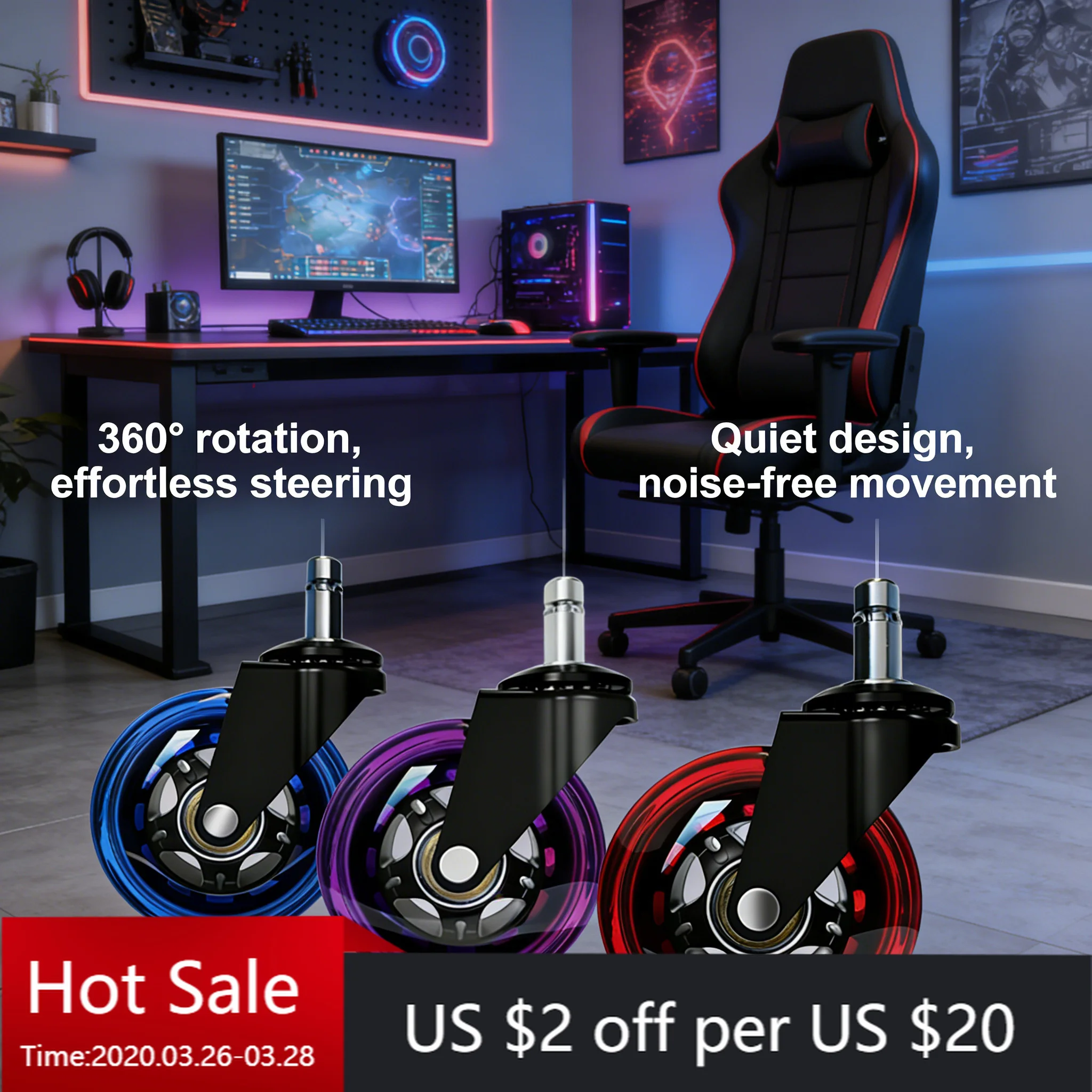 5pcs 3 Inch Office Chair Casters, M11x22mm Pu Heavy Duty Silent Rolling Casters For Gaming Chair, Computer Desk Chair, Furniture
5pcs 3 Inch Office Chair Casters, M11x22mm Pu Heavy Duty Silent Rolling Casters For Gaming Chair, Computer Desk Chair, Furniture