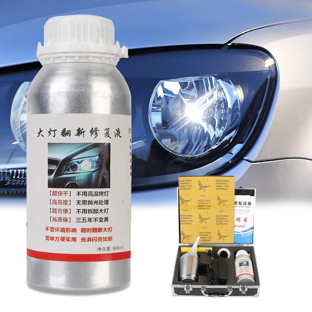 Car Headlights Washer Nozzle Lights Polisher 600ml Liquid Set Renovation Refurbishmen Motorcycle Spotlight Restoration Polish
Car Headlights Washer Nozzle Lights Polisher 600ml Liquid Set Renovation Refurbishmen Motorcycle Spotlight Restoration Polish