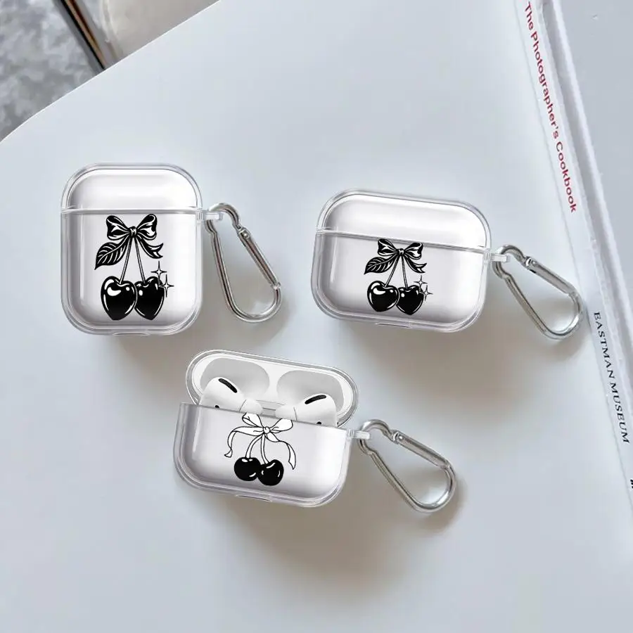 Case For Airpods Pro2 Pro 4 2 Pro3 1 3 Clear Earphone Cases Cover Cherry Bow Pattern
Case For Airpods Pro2 Pro 4 2 Pro3 1 3 Clear Earphone Cases Cover Cherry Bow Pattern