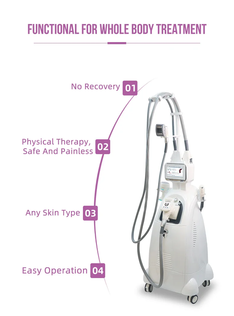 Vertical Vacuum Roller Body Slimming Machine V9 Body Shaping Anti Cellulite Skin Tightening Weight Loss Cavitation Equipment
Vertical Vacuum Roller Body Slimming Machine V9 Body Shaping Anti Cellulite Skin Tightening Weight Loss Cavitation Equipment