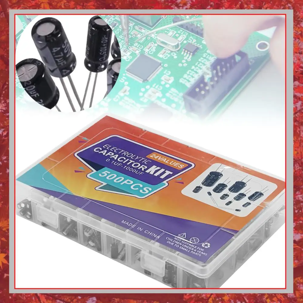 Набор из 500 алюминиевых электролитических конденсаторов (24 номинала, 16В-50В, 0.1мкФ-1000мкФ) для низкочастотного байпасного подключения
Набор из 500 алюминиевых электролитических конденсаторов (24 номинала, 16В-50В, 0.1мкФ-1000мкФ) для низкочастотного байпасного подключения