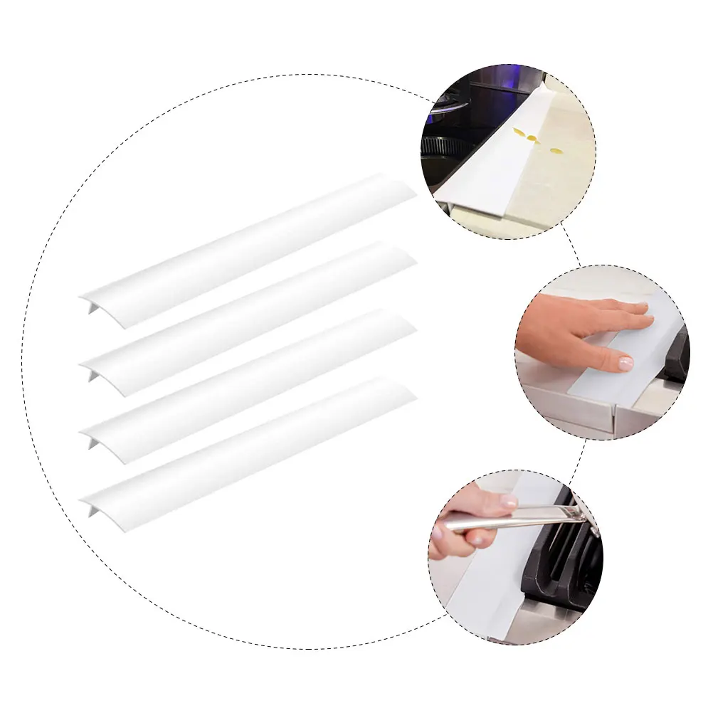 4pcs Silicone Gap Covers Heat Resistant Counter Gaps Kitchen Countertop Seal Strip Easy Cut To Fit Gaps Sealing Cover Kitchen 
4pcs Silicone Gap Covers Heat Resistant Counter Gaps Kitchen Countertop Seal Strip Easy Cut To Fit Gaps Sealing Cover Kitchen