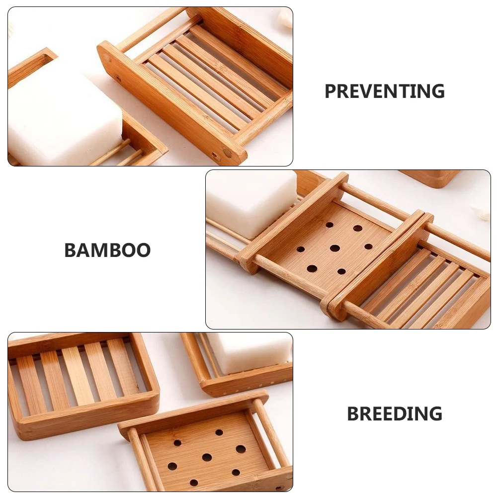 2pcs Bamboo Wood Holder Style Sturdy Tray Draining Dish For Bathroom Household Storage Box Practical Soap Container Wood
2pcs Bamboo Wood Holder Style Sturdy Tray Draining Dish For Bathroom Household Storage Box Practical Soap Container Wood