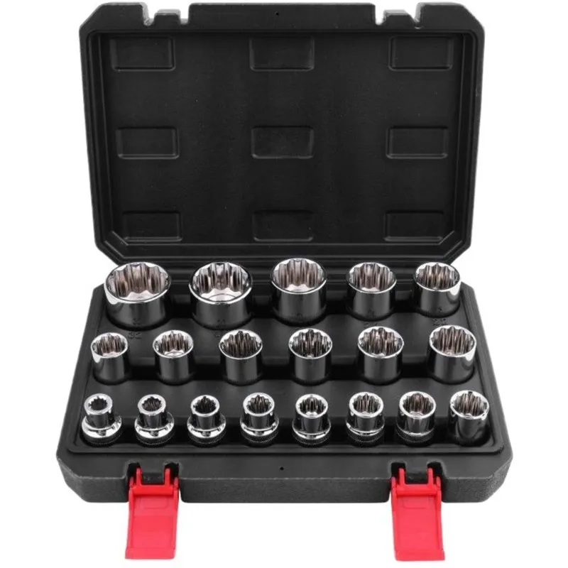 ABUG-Auto Repair Socket Tool Set Torx Sockets, Hexagonal Large Electric Wrench, Pneumatic Complete Set Of Socket Heads
ABUG-Auto Repair Socket Tool Set Torx Sockets, Hexagonal Large Electric Wrench, Pneumatic Complete Set Of Socket Heads