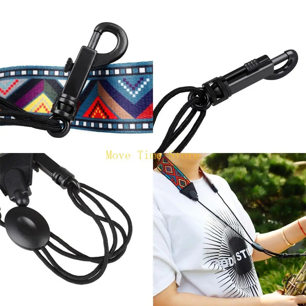 92ME Soft Padded Saxophone Neck Strap Rainbow Braided Pattern for Alto Baritone Soprano Sax
92ME Soft Padded Saxophone Neck Strap Rainbow Braided Pattern for Alto Baritone Soprano Sax
