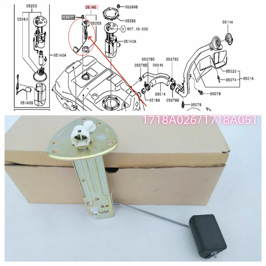 Fuel Level Sensor Fuel Gauge Sending Unit Fit For Lancer ASX GA2 Outlander CW4W CW5W CW6W 1718A051 1718A026
Fuel Level Sensor Fuel Gauge Sending Unit Fit For Lancer ASX GA2 Outlander CW4W CW5W CW6W 1718A051 1718A026