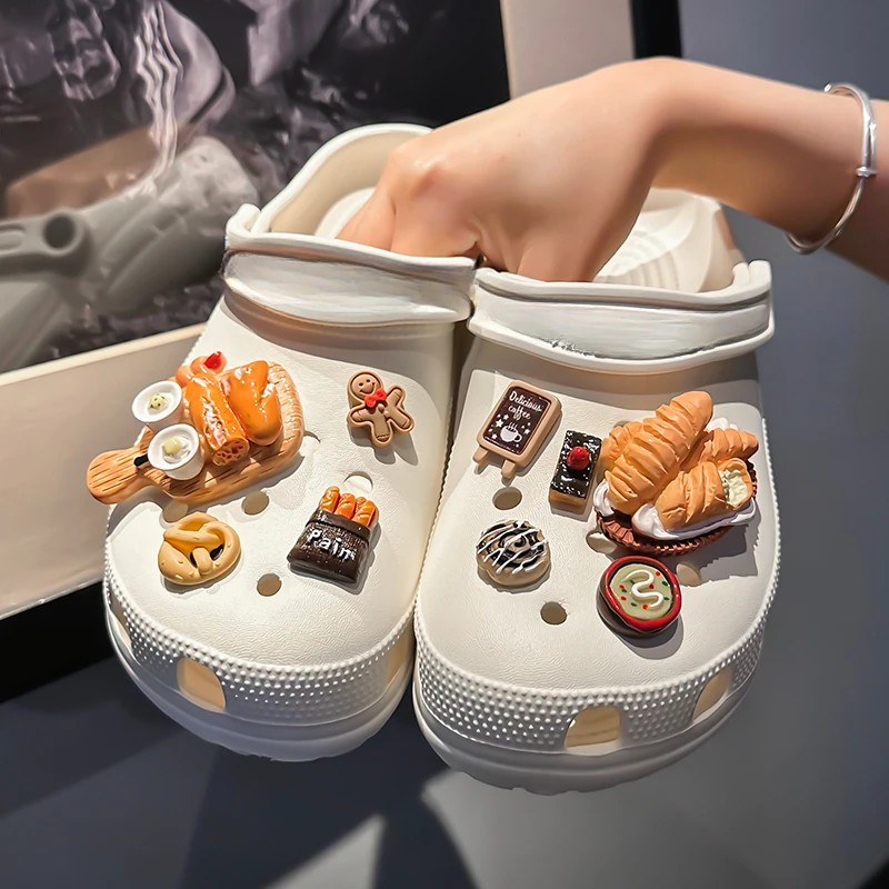Food Series Funny Shoe Charms Ins Popular Decoration Cute Adornment for Clogs Sandals Lovely Accessories Kids Boys Girls Gifts
Food Series Funny Shoe Charms Ins Popular Decoration Cute Adornment for Clogs Sandals Lovely Accessories Kids Boys Girls Gifts