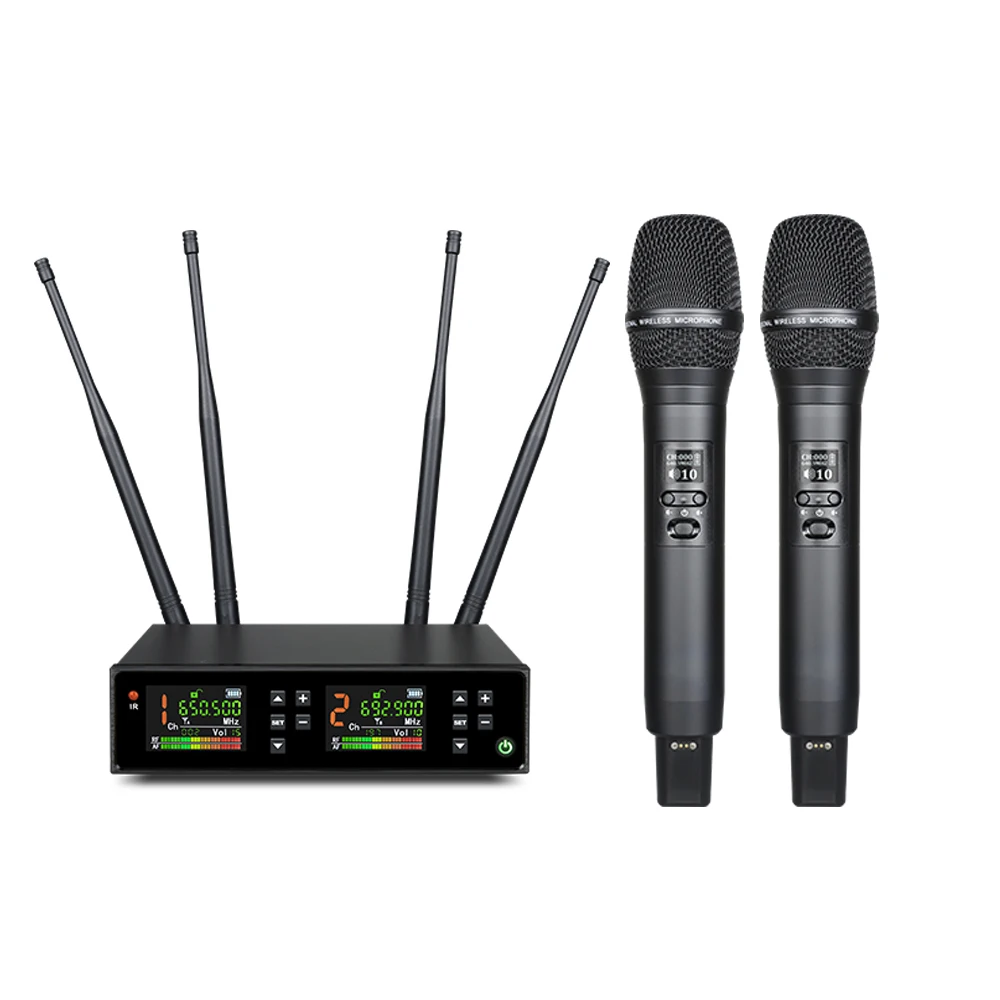 Small Long Distance 200 Meter Recharging Metal Handheld Teaching Performance Singing UHF True Diversity Wireless Microphone
Small Long Distance 200 Meter Recharging Metal Handheld Teaching Performance Singing UHF True Diversity Wireless Microphone